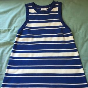 NEW Lush blue and white striped dress